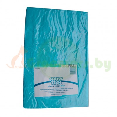 Пластиковая бумага для папильоток Show Tech Plastic Wrap, синяя
